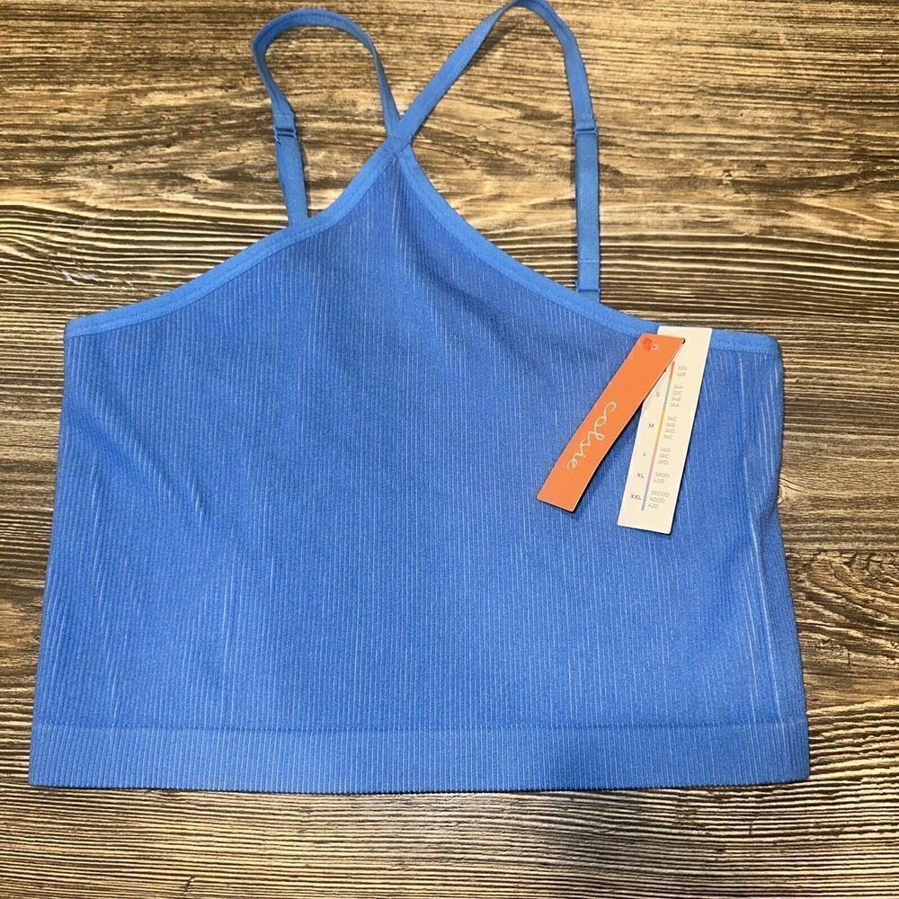 Women's Halter Brami - Colsie Blue Size XL. NWT. 5